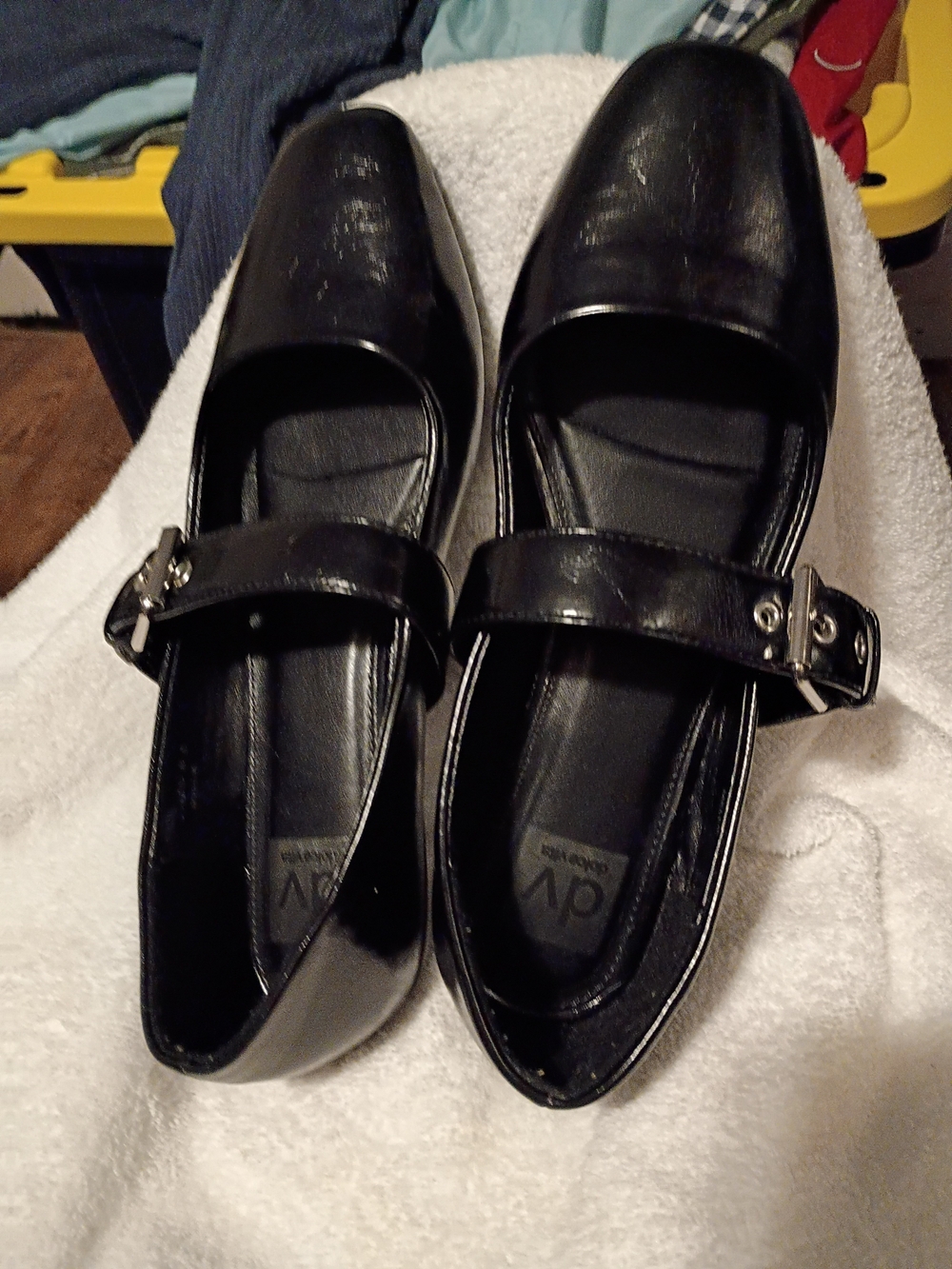 Black Mary Jane Flats with Buckle Strap - Women Millie. Dolce Vita.